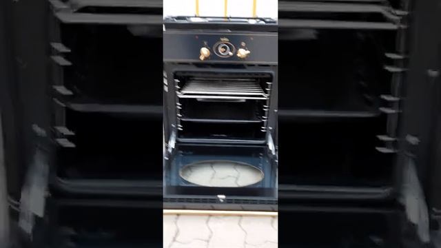 Духовка с газовой поверхностью Амика Amica EB2100 Retro черная смотреть онлайн