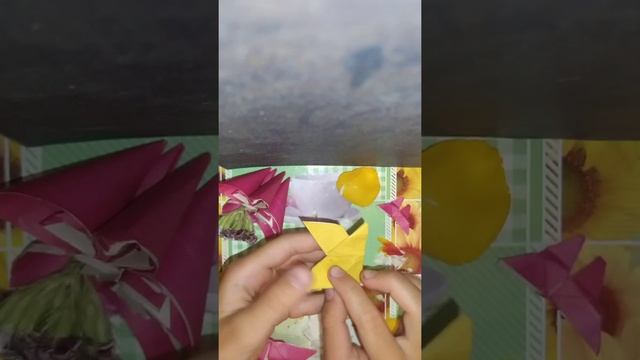 оригами птичка из квадратного листа бумаги