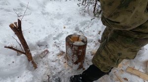 Шашлык в финской свечи.