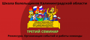 Третий семинар Школы болельщиков Калининградской области "Янтарный болельщик"