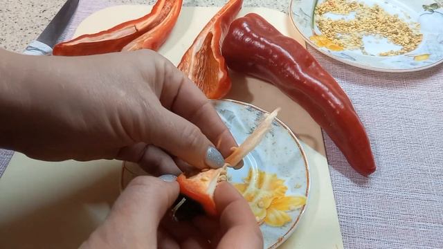Отличный урожай из магазинных перцев!!!