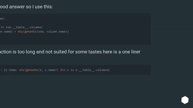How to convert SQLAlchemy row object to a Python dict? смотреть онлайн