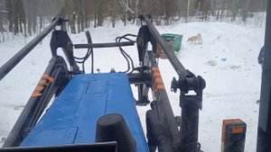 глушитель на кабину мтз