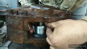 Sdlg 918, ремонт тормозных суппортов, замена тормозных колодок.