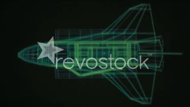 NASA Space Shuttle 3D Wireframe   Vintage 16mm смотреть онлайн