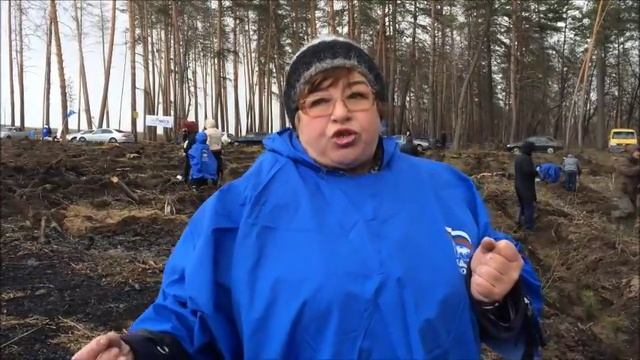 Посадка нового леса в Тольятти. Репортаж с места событий. смотреть онлайн