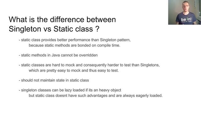 Java interview : Design Patterns Differences