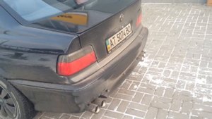 Раздвоенный выхлоп BMW е36