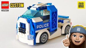 ?Как сделать крутую самоделку Полицейский грузовик из Лего 60239 // Видео-инструкция по сборке