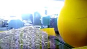 измельчитель рулонов в работе