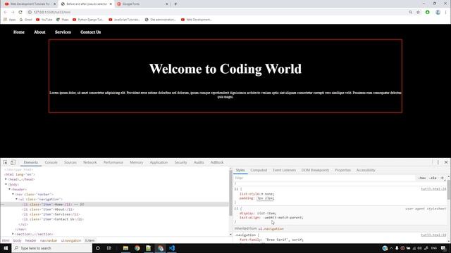 CSS Tutorial: Before and After Pseudo Selectors | Web Development Tutorials #33