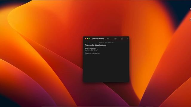Typescript learning series   installing typescript and running hello world