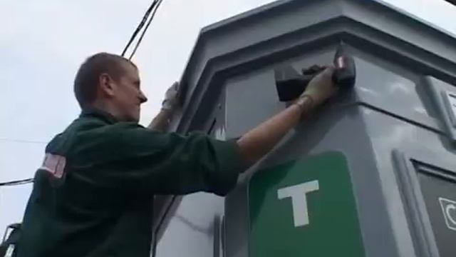 Установка туалетного модуля-павильона смотреть онлайн