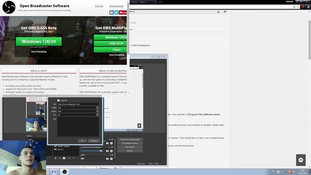 Как сделать уведомление о подписке на twitch в OBS MULTIPLATFORM Windows, настройка CLR плагина. смотреть онлайн