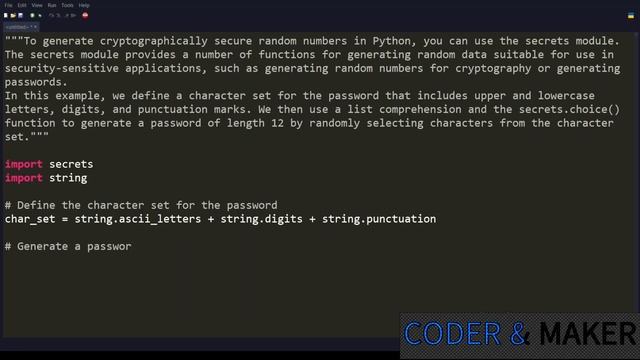 Python Specials #9 True Random Password Generator смотреть онлайн