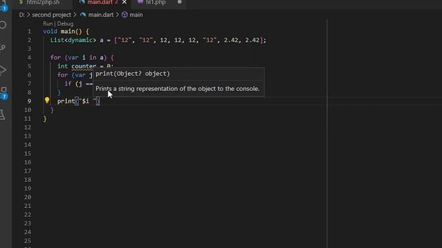 dart program to count the frequency of each element in a list ::) смотреть онлайн
