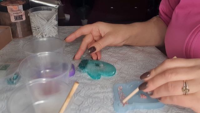 Варежки из эпоксидной смолы смотреть онлайн