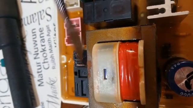 Ремонт модуля управления стиральной машины LG,ошибка dE. смотреть онлайн