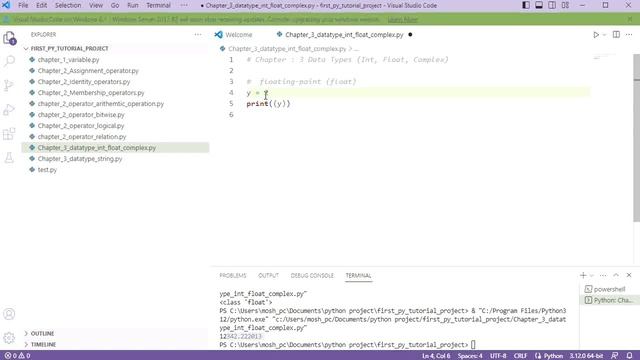 python tutorial for beginners to advanced | Chapter - 3 | python integers | python complex