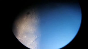 Observing Moon With 8 Inch Celestron C8-N Reflecting Telescope