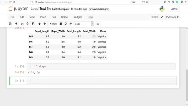 How to read TEXT file in Python Jupyter Notebook | Pandas смотреть онлайн
