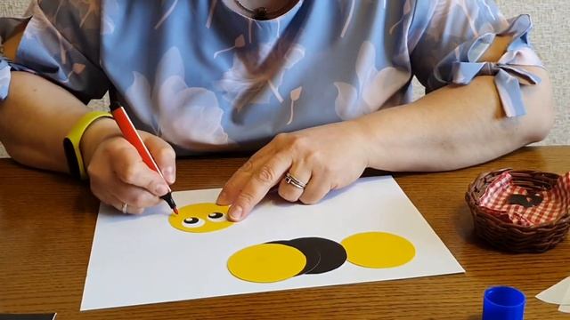 Поделка из бумаги "Весенняя пчёлка" смотреть онлайн