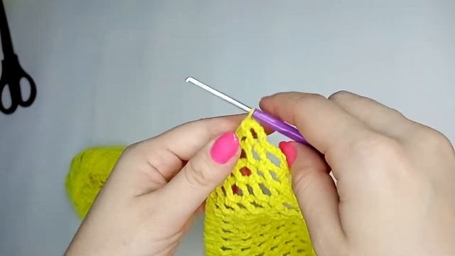 Летняя кофта крючком / Сеточка крючком / Вяжется очень быстро и легко / Подробный Мастер-класс
