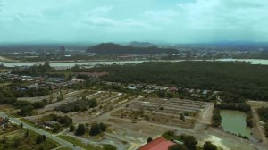 Kuala Kemaman Terengganu aerial view