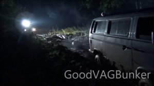 Volkswagen T3 Syncro - тоже застревают!