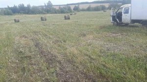 Пресуем сено на 145 пресподборщике с дяде Витей)