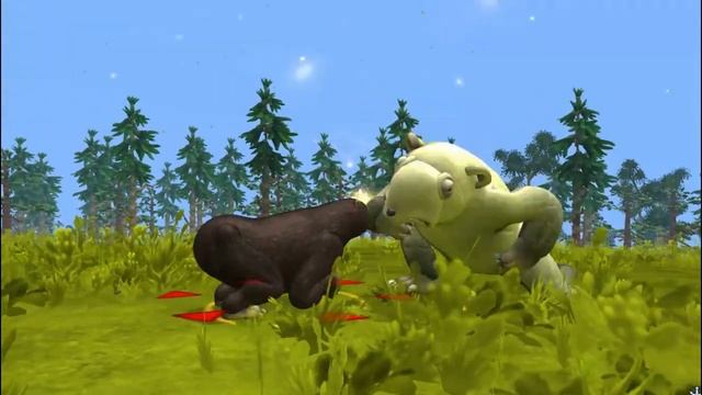 Megatherium vs Arctodus | Cenozoic Era Battle [S2E13] | SPORE смотреть онлайн