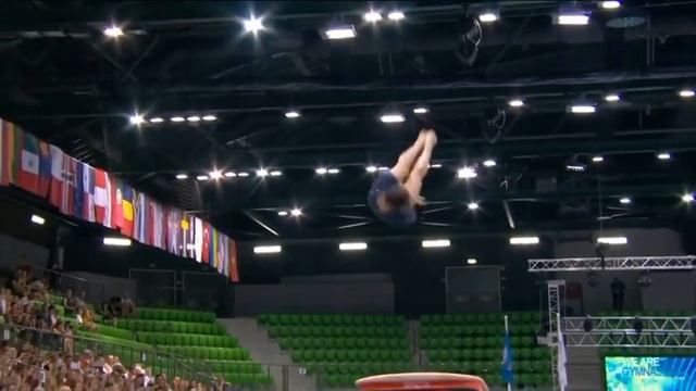 Jennifer Gadirova Vault Event Finals Junior Worlds 2019 смотреть онлайн