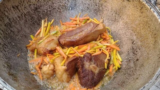 Ош /Osh tayyorlash/Tuy oshi/Учоқда мазали ОШ таёрлимиз! ? ПЛОВ Узбекский в Казане. Подробный рецепт смотреть онлайн