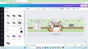 Como DISEÑAR  ETIQUETAS para BOTELLAS de AGUA PERSONALIZADAS con CANVA