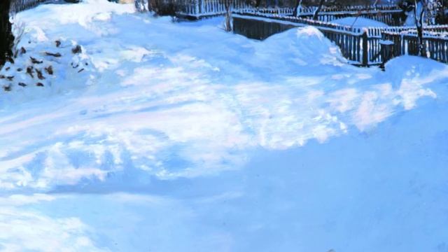 17 Рождественский гусь Сочельник - Картина русского художника Юрия Сергеева смотреть онлайн