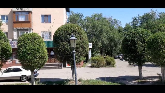 Талдыкорган, проезд по городу в автобусе 23 смотреть онлайн