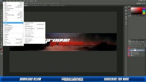 Free YouTube Banner Template + Logo (Photoshop PSD) 2017