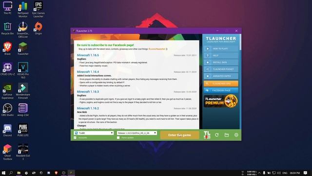 How to install latest optifine 1.16.5 and shaders in minecraft java (2021) !!! смотреть онлайн
