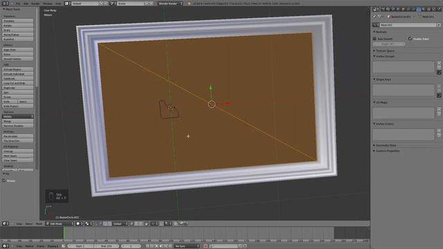 Уроки по Blender. Создание фоторамки