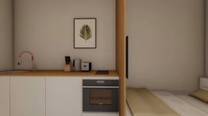 Дизайн интерьера. Микродом 11 кв.м.