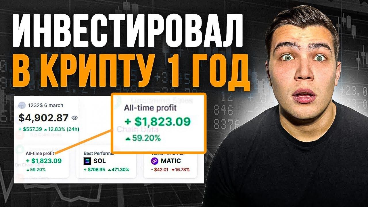 1 ГОД ИНВЕСТИРОВАЛ В КРИПТУ! Обзор моих спотовых криптопортфелей 2024
