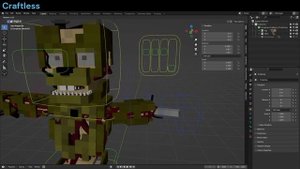 Scraptrap | Free Minecraft Fnaf Blender Rig!