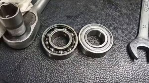 Снегоход Тикси-250. Шум в трансмиссии. Поиск, устранение. Смазка подшипников UC205.