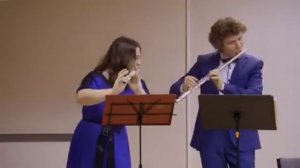 J.J.Quantz Andante for 2 flutes and piano/Andrey Kostyagin,Galina Kostyagina