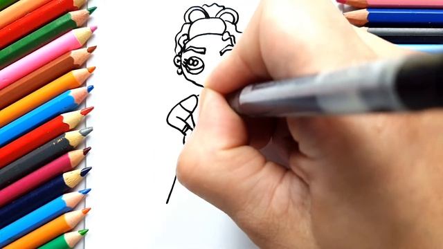 How to draw and paint Luisa from Disney Encanto смотреть онлайн