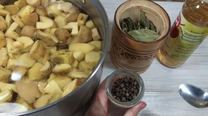 Как мариновать грибы с яблочным уксусом+как расщитать количество маринада и соли/БОРОВИКИ на зиму.