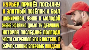 Привёз посылку и узнал в молодой жене хозяина дома ту, которая последние полгода грела его постель