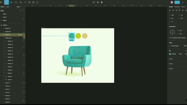 Furniture Design For E-Commerce in Figma with prototyping смотреть онлайн