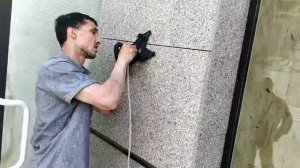 Сверление гранитной плитки