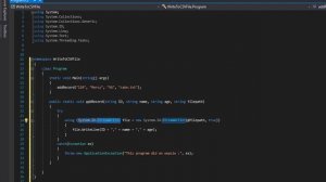 Writing to a CSV File in C# (Simple)